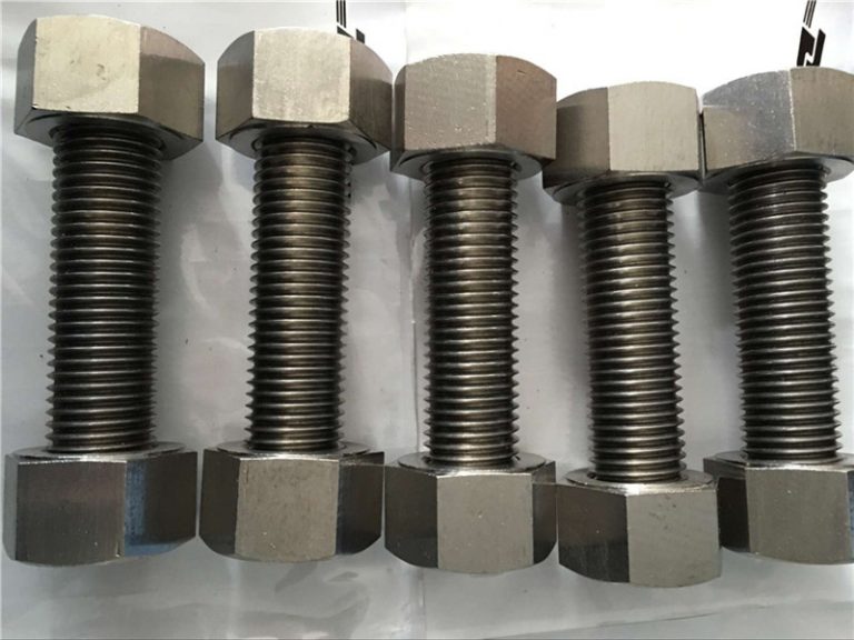 ਨਿਕਲ ਅਲਾਇਡ 400 en2.4360 ਪੂਰੀ ਤਰ੍ਹਾਂ ਥਰਿੱਡ ਡੰਡੇ ਨੂੰ ਗਿਰੀਦਾਰ ਫਾਸਟਰ ਨਾਲ