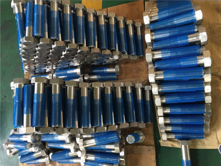 sus 304l en1.4306 ss ਫਾਸਨਰ ਹੈਕਸ ਬੋਲਟ iso4014 ਅੱਧ ਧਾਗਾ