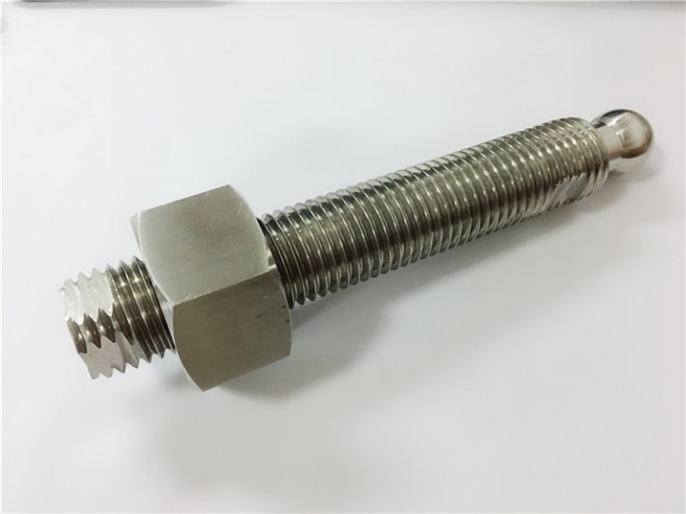 ਕਸਟਮਾਈਜ਼ਡ ਉੱਚ ਕੁਆਲਟੀ ਸੀ ਐਨ ਸੀ ਲੈਥ ਟਰਨਿੰਗ ਟਾਇਟਿਨੀਅਮ ਬਾਲ ਸਟੂਡ ਫਾਸਟੇਨਰ