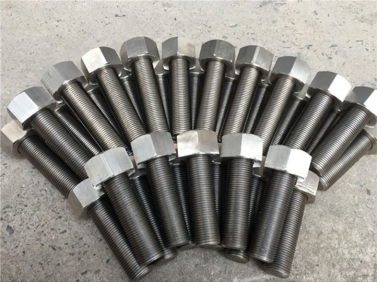 254smo uns s31254 en1.4547 ਬੋਲਟ ਅਤੇ ਗਿਰੀਦਾਰ 1-1 / 2 ”-8unx180mm ਥਰਿੱਡ ਰਾਡ